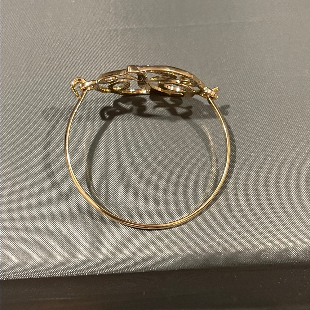Elegant Gold Monogram Bracelet lettering is a J brand new - Picture 2 of 4